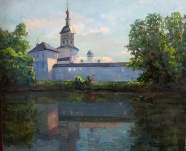 Peinture intitulée "Утро у стен Монасты…" par Olga Korneichuk, Œuvre d'art originale, Huile