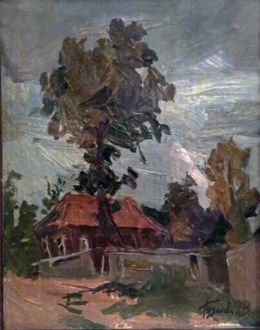 Painting titled "Septembre" by Olga Puzanova, Original Artwork, Oil