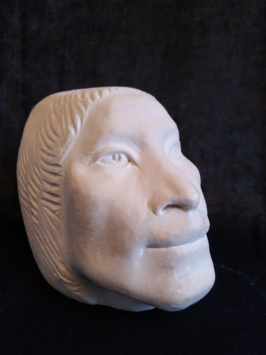 Rzeźba zatytułowany „ancient queen” autorstwa Ольга Пузанова, Oryginalna praca, Ceramika