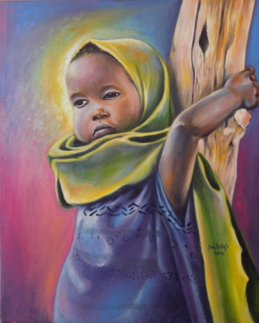 Peinture intitulée "smith-1hope-jpg-edi…" par Olaoluwa Smith, Œuvre d'art originale, Huile
