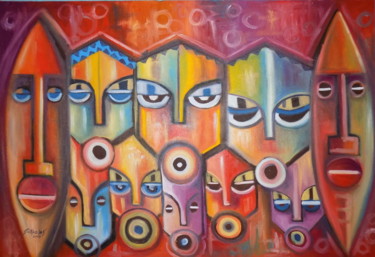 Peinture intitulée "beauty-is-everywher…" par Olaoluwa Smith, Œuvre d'art originale, Acrylique