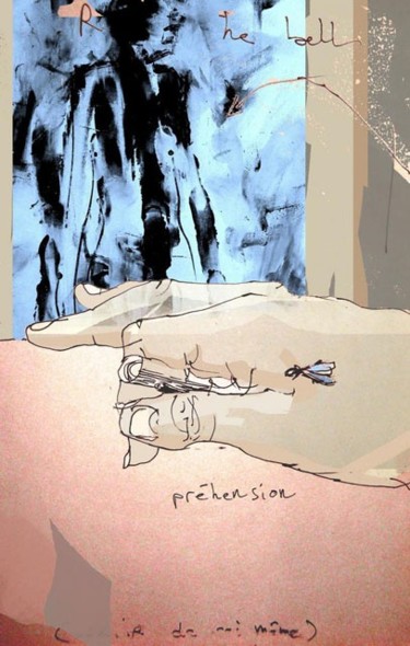 Dessin intitulée "prehension" par Olivier Dermine, Œuvre d'art originale, Autre