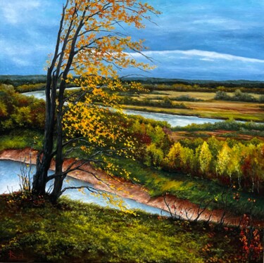 Картина под названием "North wind" - Oleg Baulin, Подлинное произведение искусства, Масло