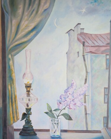 Schilderij getiteld "О. Гаврилов.Л.- М.…" door Oleg Gavrilov, Origineel Kunstwerk, Acryl