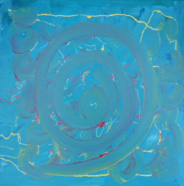 Картина под названием "turbo snail" - Oleg Kool, Подлинное произведение искусства, Акрил