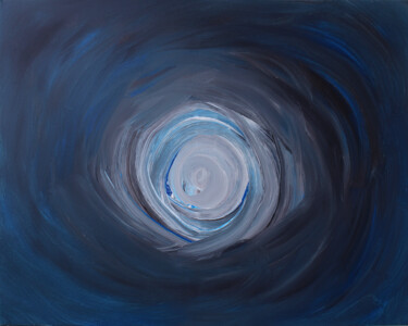 Painting titled "eye of the universe" by Oleg Kool, Original Artwork, Acrylic