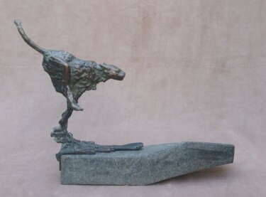 Scultura intitolato ""Несамовитий"" da Oleg Novaiev, Opera d'arte originale, Bronzo