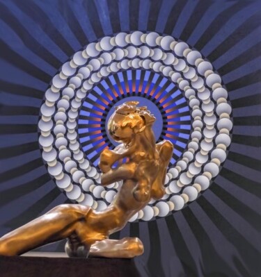 雕塑 标题为“Раненая Амазонка” 由Oleg Putilin, 原创艺术品, 青铜