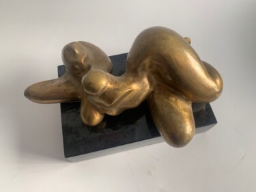 Sculpture intitulée "Летний сон" par Oleg Putilin, Œuvre d'art originale, Bronze