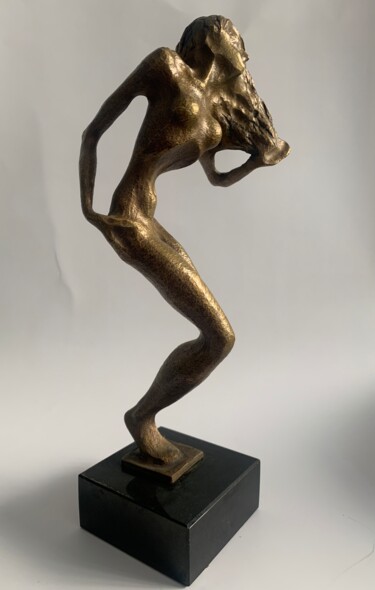 Sculpture intitulée "Танец" par Oleg Putilin, Œuvre d'art originale, Bronze