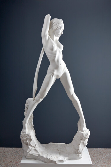 Скульптура под названием "Юдифь" - Oleg Putilin, Подлинное произведение искусства, Гипс