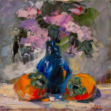 Картина под названием "Still life "Tendern…" - Oleg Sharapanovsky, Подлинное произведение искусства, Масло Установлен на Дер…
