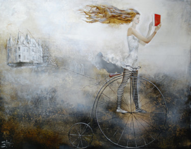 Malerei mit dem Titel "книга" von Oleg Tchoubakov, Original-Kunstwerk, Öl