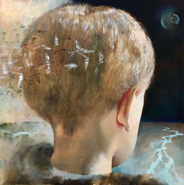 Картина под названием "эфемеры" - Oleg Tchoubakov, Подлинное произведение искусства, Масло