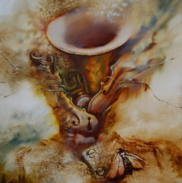 Pintura intitulada "музыкант" por Oleg Tchoubakov, Obras de arte originais, Óleo