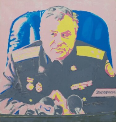 Painting titled "Oleg Tistol. TV + R…" by Oleg Tistol, Original Artwork