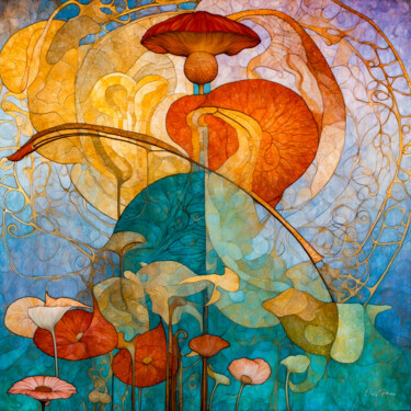 Artes digitais intitulada ""Farben der Vielfal…" por Oleg Viktorovic Pitkovskiy, Obras de arte originais, Imagem gerada por…