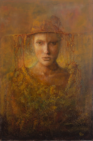 Malerei mit dem Titel "Creative Portraiture" von Oleg Radvan, Original-Kunstwerk, Acryl