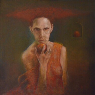 Картина под названием "Repeats itself" - Oleg Radvan, Подлинное произведение искусства, Масло