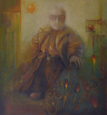 Schilderij getiteld "Manikin" door Oleg Radvan, Origineel Kunstwerk, Olie