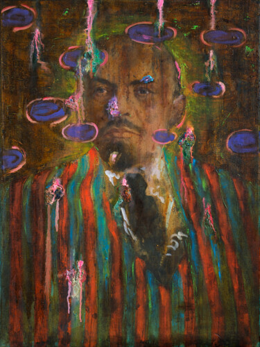 Painting titled "Oleksandr Balbyshev…" by Oleksandr Balbyshev, Original Artwork, Oil Mounted on Wood Stretcher frame