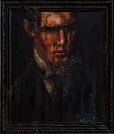 Painting titled "O. Balbyshev "Gothi…" by Oleksandr Balbyshev, Original Artwork, Oil Mounted on Wood Stretcher frame