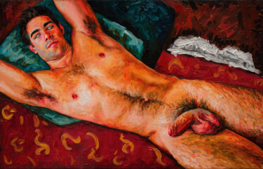 Painting titled "Oleksandr Balbyshev…" by Oleksandr Balbyshev, Original Artwork, Oil Mounted on Wood Stretcher frame