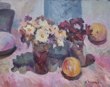 Painting titled "lemon" by Oleksandr Chornyi, Original Artwork, Oil