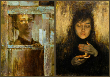 Malarstwo zatytułowany „We” autorstwa Oleksandr Korol, Oryginalna praca, Olej