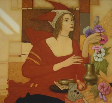 Peinture intitulée "Le Matin" par Oleksandr Melnykov, Œuvre d'art originale