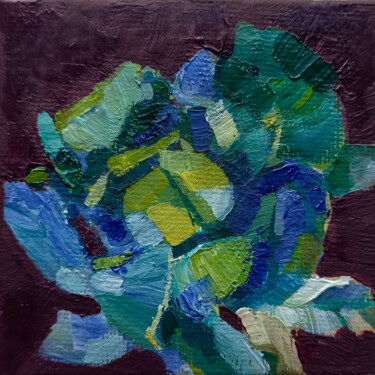Malerei mit dem Titel "Cabbage" von Oleksandra Velychko, Original-Kunstwerk, Öl