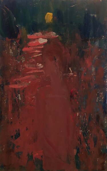 Malerei mit dem Titel "SHY" von Oleksyi Zagumnyi, Original-Kunstwerk, Öl