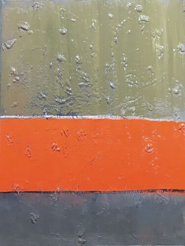 "Orange" başlıklı Tablo Oleksyi Zagumnyi tarafından, Orijinal sanat, Petrol Ahşap Sedye çerçevesi üzerine monte edilmiş