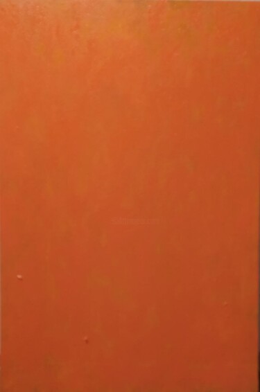 Картина под названием "Orange number 6" - Oleksyi Zagumnyi, Подлинное произведение искусства, Масло Установлен на Деревянная…