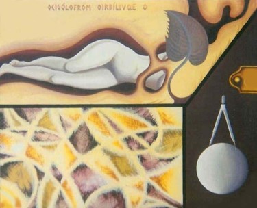 Pintura titulada "Equilíbrio Morfológ…" por Olen, Obra de arte original, Acrílico Montado en Bastidor de camilla de madera