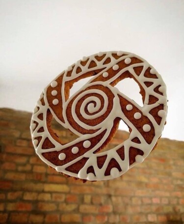Fotografia zatytułowany „Soaring gingerbread” autorstwa Olena Kovalenko, Oryginalna praca, Fotografia cyfrowa