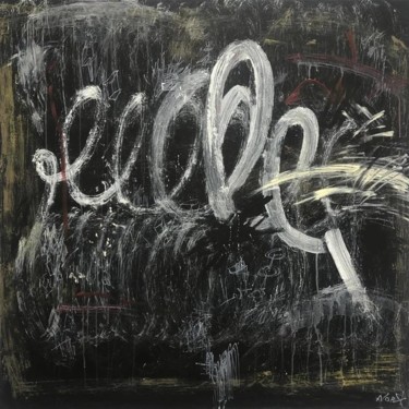 "Abstract Painting B…" başlıklı Tablo Olena Kryvonos tarafından, Orijinal sanat, Petrol Ahşap Sedye çerçevesi üzerine monte…
