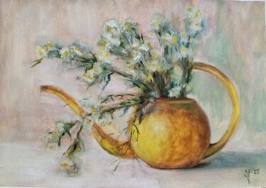 Pintura titulada "Bouquet of Wildflow…" por Olena Kucher, Obra de arte original, Oleo