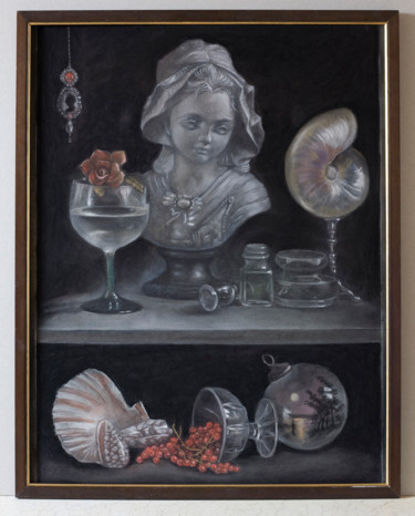 Peinture intitulée "Cabinet de curiosit…" par Olena Rabitcheva, Œuvre d'art originale, Huile