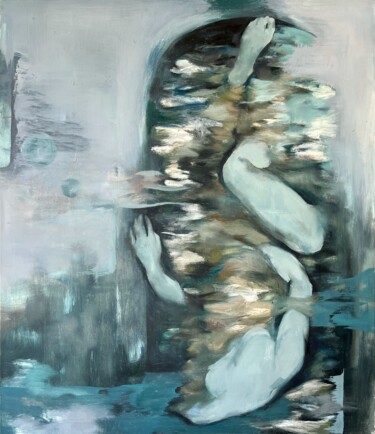 Картина под названием "The Bath" - Olena Shtepura, Подлинное произведение искусства, Масло