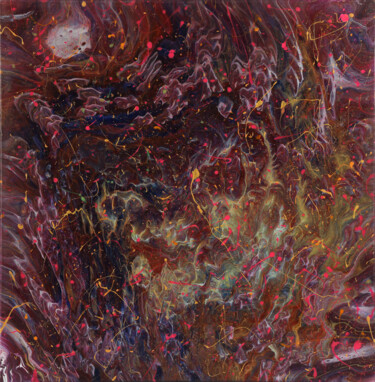 Pittura intitolato "«Birth from Chaos I»" da Olena Smal, Opera d'arte originale, Acrilico
