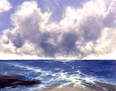 Картина под названием "Breathe in the Air" - Olena Topliss, Подлинное произведение искусства, Масло