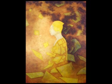 Картина под названием "meditación" - Oleos Heiko, Подлинное произведение искусства, Масло