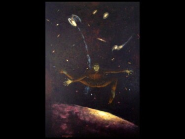Painting titled "el salto" by Oleos Heiko, Original Artwork