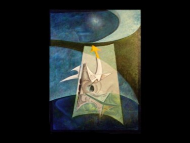 Pittura intitolato "tempestad" da Oleos Heiko, Opera d'arte originale, Altro