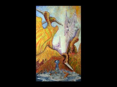 Pintura intitulada "fantasmas 08" por Oleos Heiko, Obras de arte originais