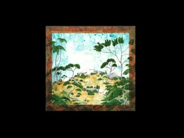 Pintura intitulada "paisaje" por Oleos Heiko, Obras de arte originais