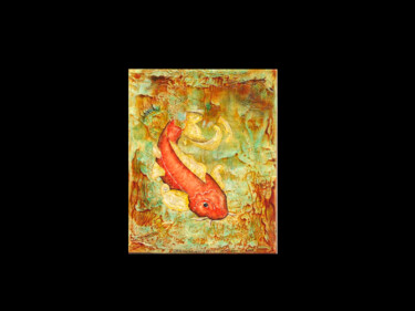 Painting titled "koi 13" by Oleos Heiko, Original Artwork