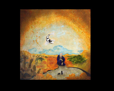 Pintura titulada "La huella" por Oleos Heiko, Obra de arte original, Otro