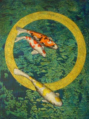 Malerei mit dem Titel "El anillo (Miniatur…" von Oleos Heiko, Original-Kunstwerk, Öl